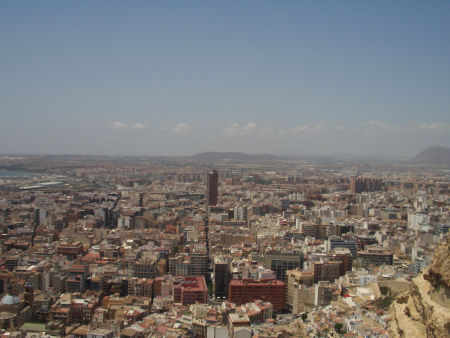 Alicante from castle